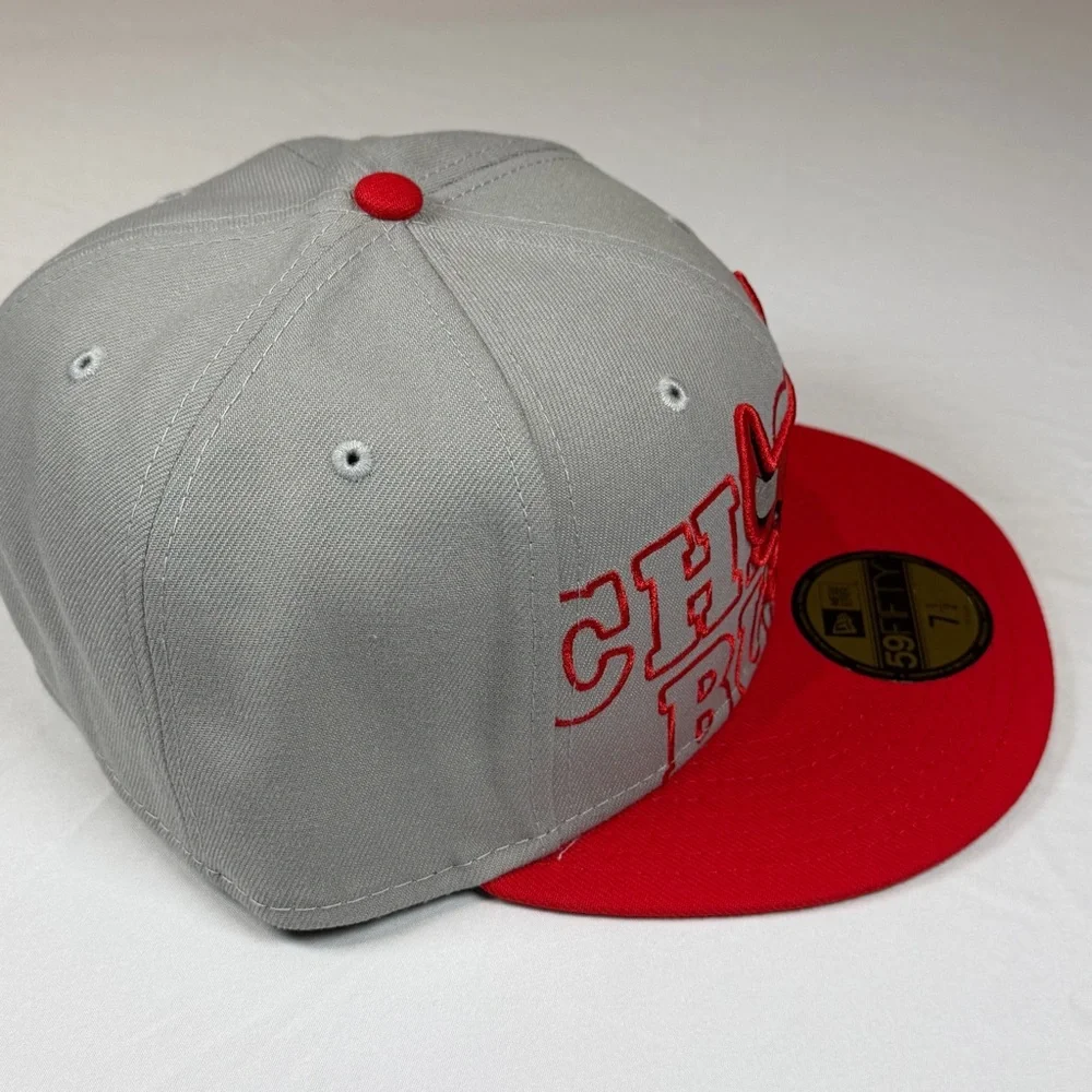 Men's Chicago Bulls New Era Gray/Red
2023 NBA Draft Two-Tone 59FIFTY Hat - Picture 6 of 8